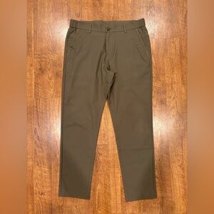 Jack Archer Jetsetter Performance Mens 33X30 Olive Green Smart Tech Chino Pants
